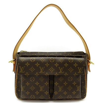Louis Vuitton Viva Cite GM Monogram Shoulder Bag Brown