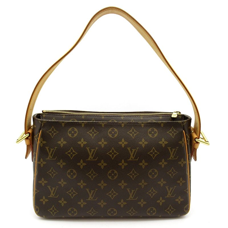 Louis Vuitton Viva Cite GM Monogram Shoulder Bag Brown — view 4