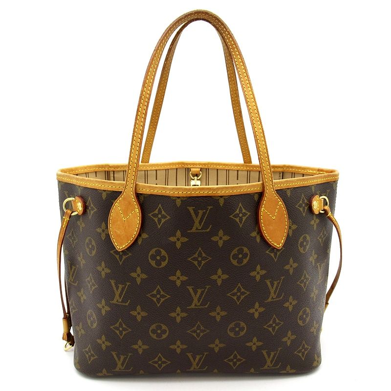 Louis Vuitton Neverfull PM Monogram Tote Brown