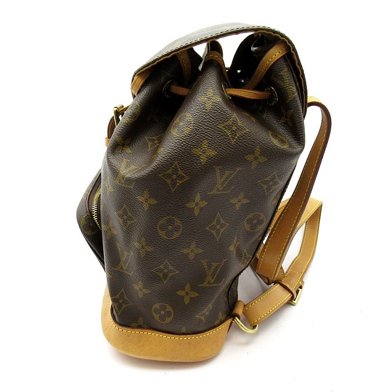 Louis Vuitton Montsouris Monogram Backpack Brown — view 3
