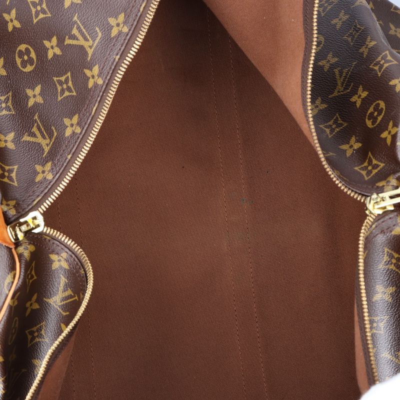 Louis Vuitton Keepall 60 Monogram Boston Bag Brown — view 7