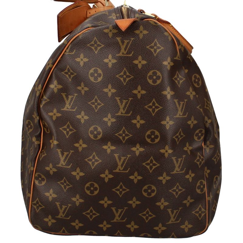 Louis Vuitton Keepall 60 Monogram Boston Bag Brown — view 5