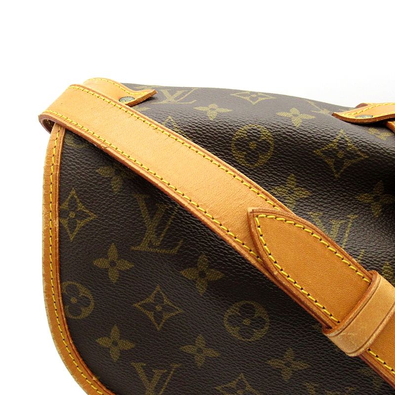 Louis Vuitton Saumur 35 Monogram Shoulder Bag Brown — view 2