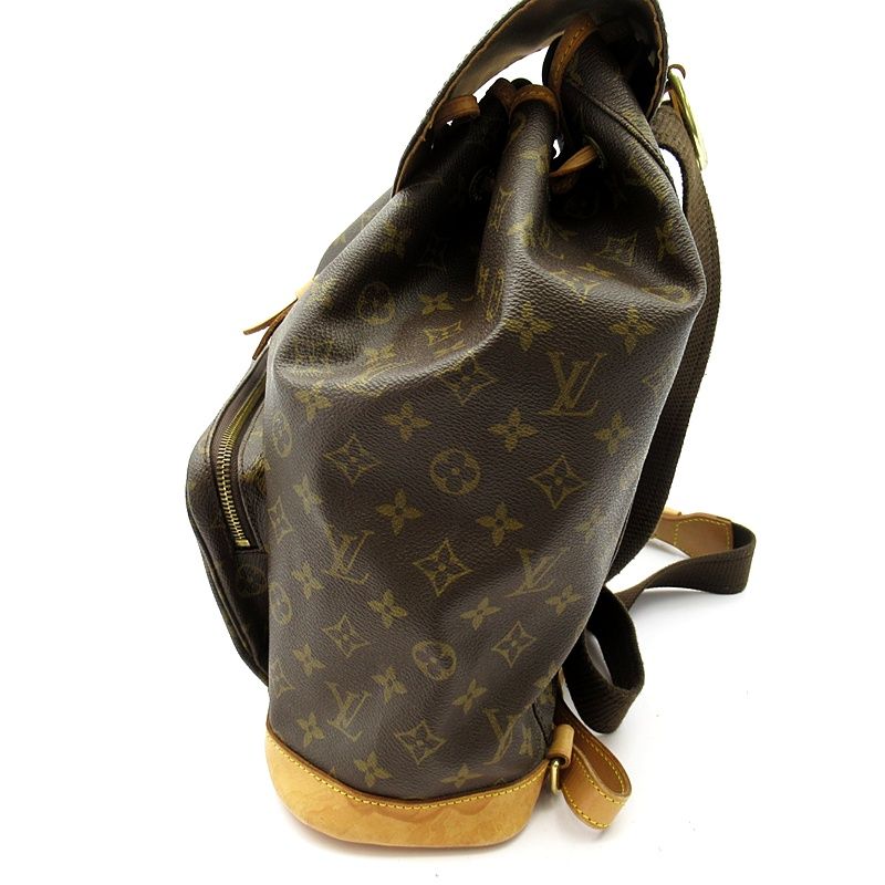 Louis Vuitton Montsouris GM Monogram Backpack Brown — view 3
