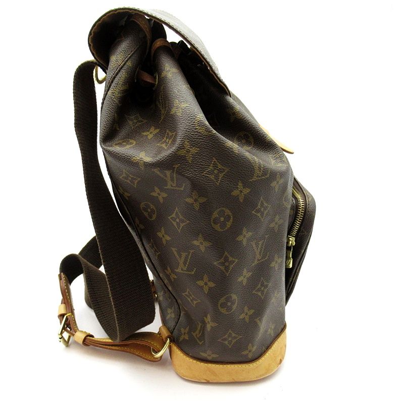 Louis Vuitton Montsouris GM Monogram Backpack Brown — view 5