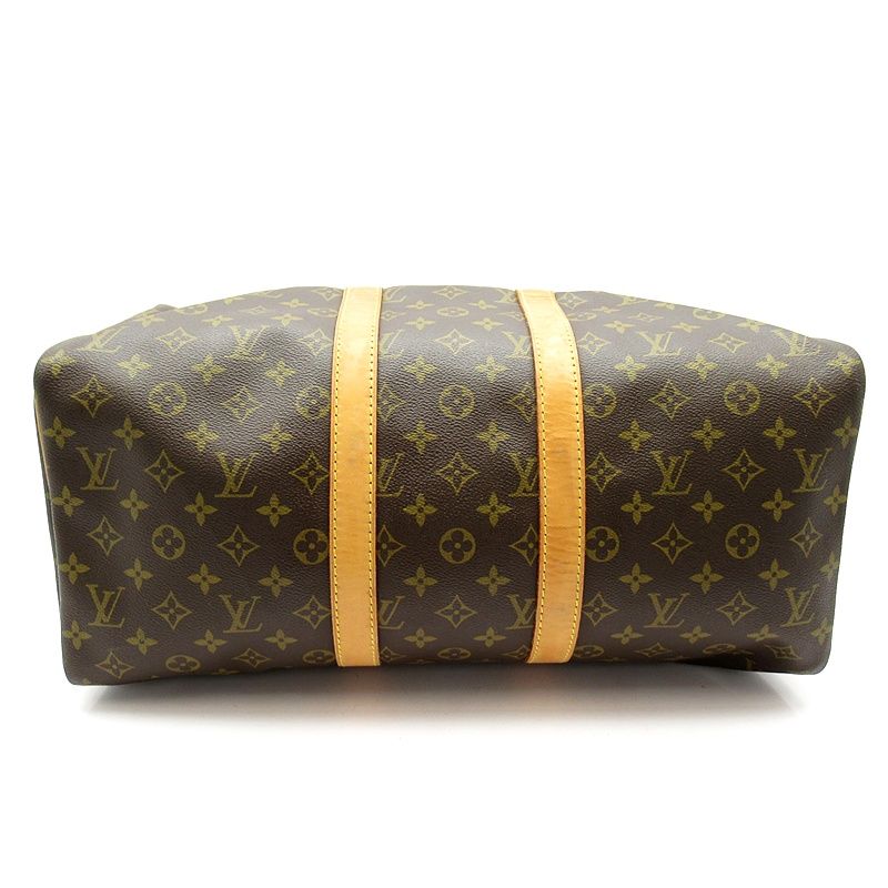 Louis Vuitton Keepall 45 Monogram Boston Bag Brown — view 6