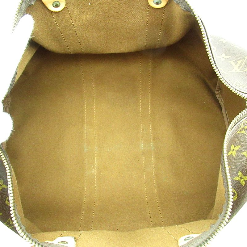Louis Vuitton Keepall 45 Monogram Boston Bag Brown — view 7