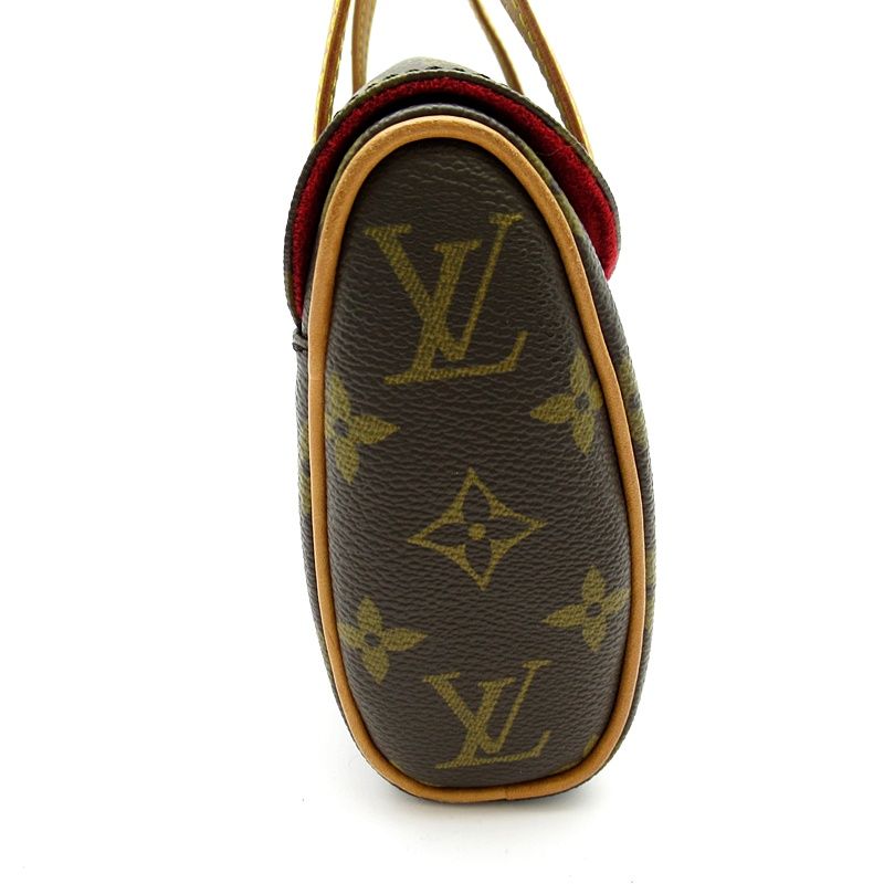 Louis Vuitton Sonatine Monogram Handbag Brown — view 5
