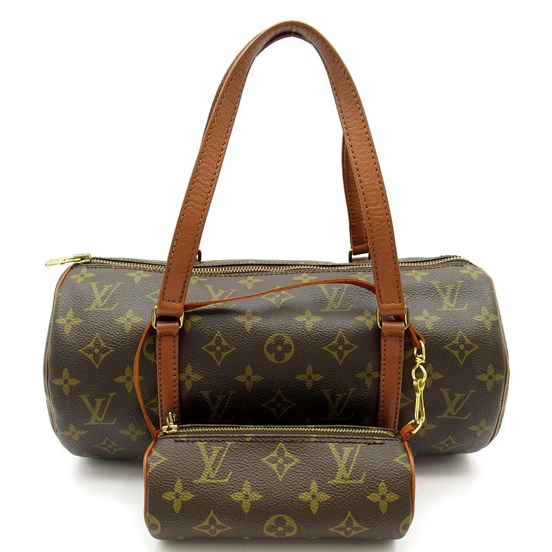 Louis Vuitton Papillon 30 Monogram Handbag Brown