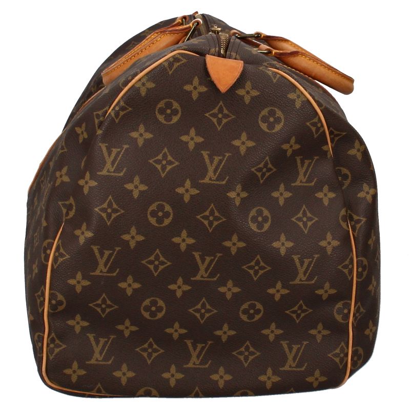 Louis Vuitton Keepall 55 Monogram Boston Bag Brown — view 3