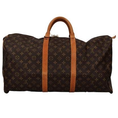 Louis Vuitton Keepall 55 Monogram Boston Bag Brown — view 4