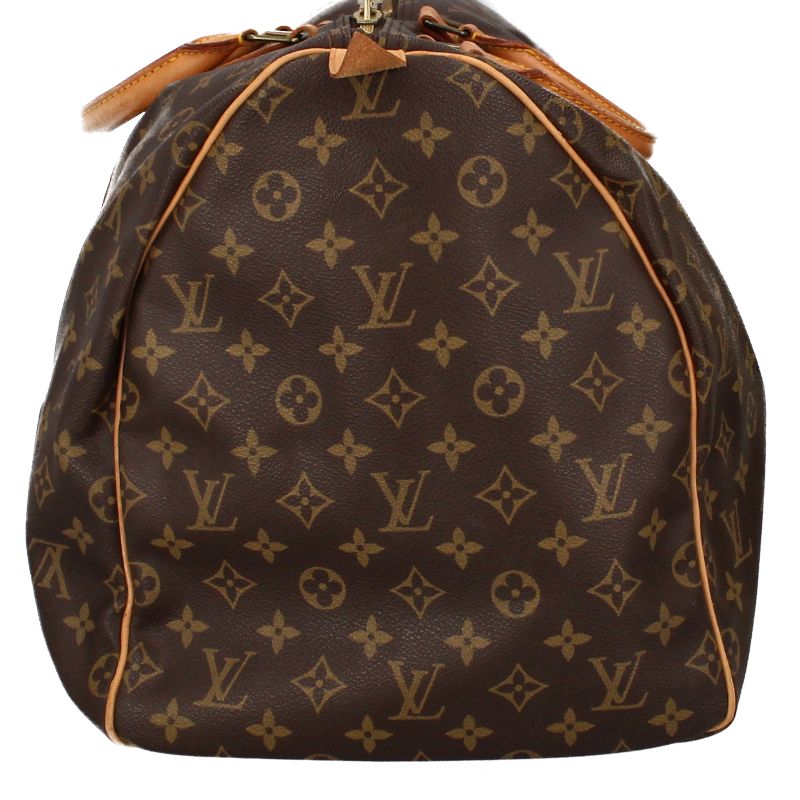 Louis Vuitton Keepall 55 Monogram Boston Bag Brown — view 5