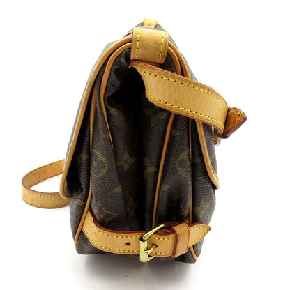 Louis Vuitton Saumur 30 Monogram Shoulder Bag Brown — view 5