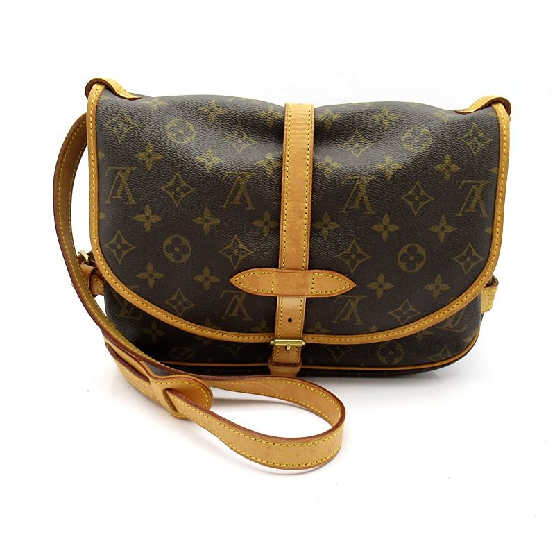 Louis Vuitton Saumur 30 Monogram Shoulder Bag Brown — view 4