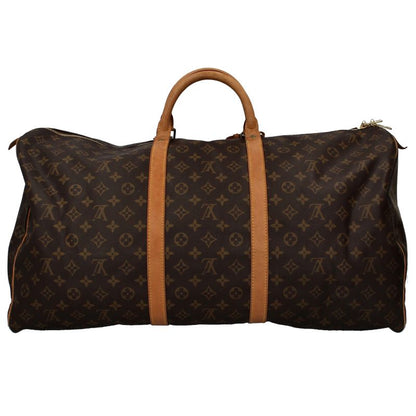 Louis Vuitton Keepall 60 Monogram Boston Bag Brown — view 4