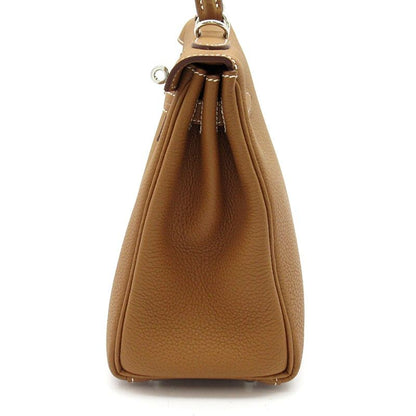 Hermes Kelly 25 Retourne Togo Handbag Gold — view 3