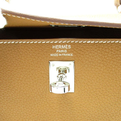 Hermes Kelly 25 Retourne Togo Handbag Gold — view 8