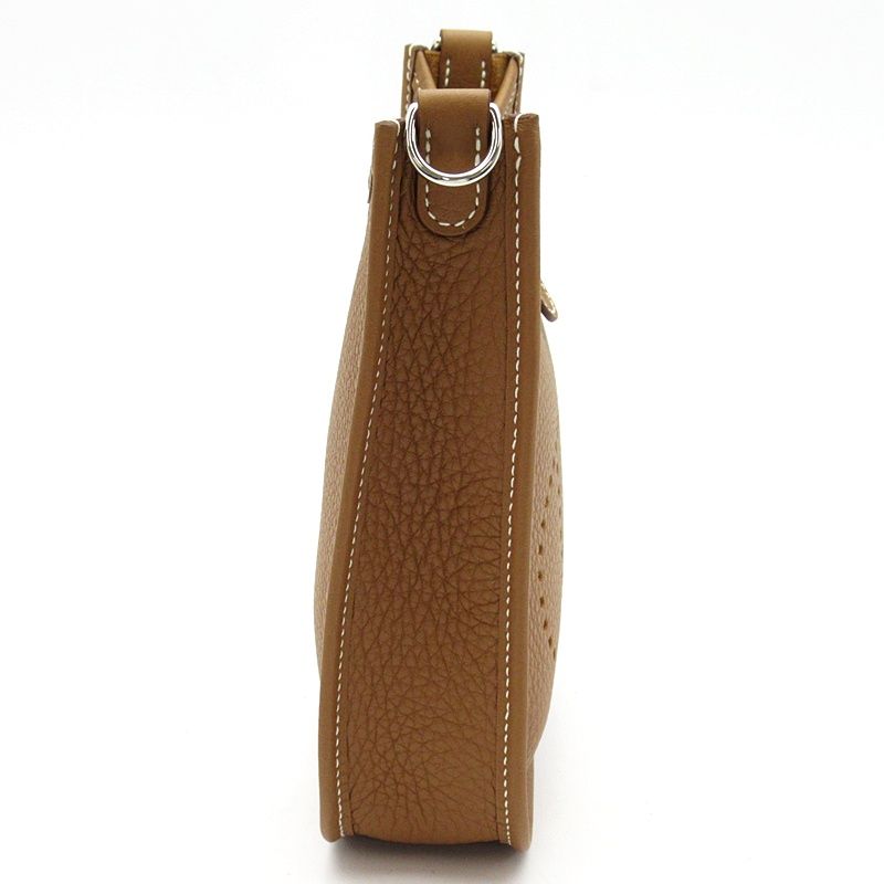 Hermes Evelyne TPM Amazon Taurillon Clemence Shoulder Bag Gold — view 4