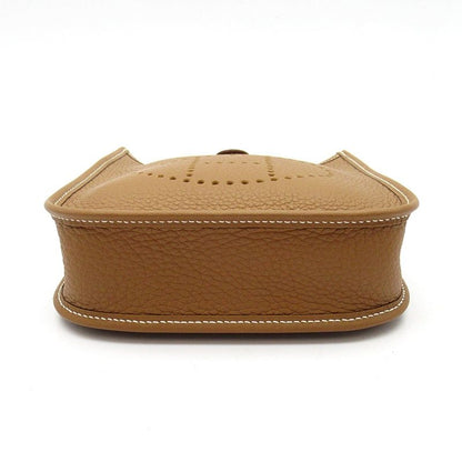 Hermes Evelyne TPM Amazon Taurillon Clemence Shoulder Bag Gold — view 5