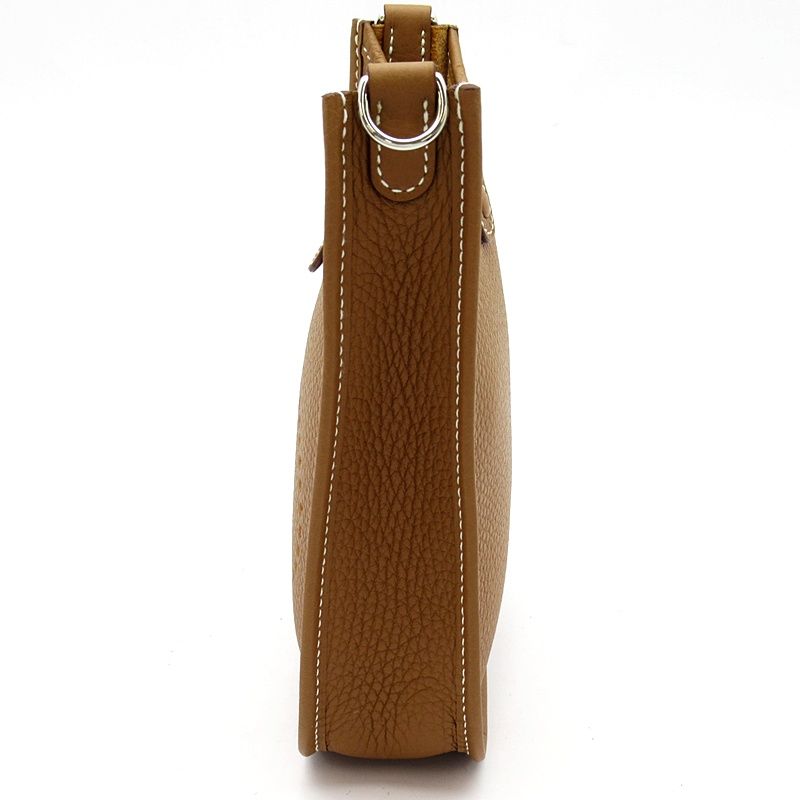 Hermes Evelyne TPM Amazon Taurillon Clemence Shoulder Bag Gold — view 2