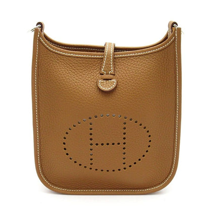 Hermes Evelyne TPM Amazon Taurillon Clemence Shoulder Bag Gold