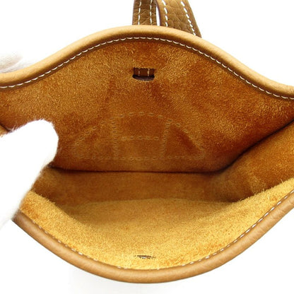 Hermes Evelyne TPM Amazon Taurillon Clemence Shoulder Bag Gold — view 6