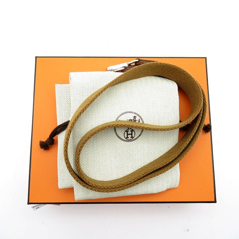 Hermes Evelyne TPM Amazon Taurillon Clemence Shoulder Bag Gold — view 9
