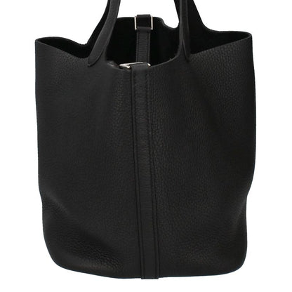 Hermes Picotin Lock Taurillon Clemence Handbag Noir — view 3
