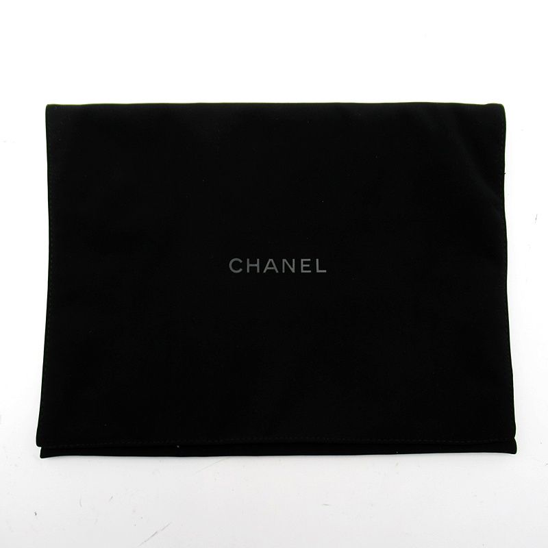 Chanel Quilted Vanity Mini Chain Shoulder Lambskin Bag Black — view 9
