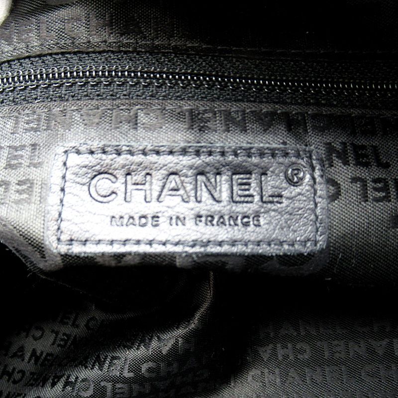 Chanel Choco Bar Line Mini Boston Bag Soft Caviar Leather Black — view 7
