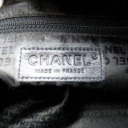 Chanel Choco Bar Line Mini Boston Bag Soft Caviar Leather Black — view 7