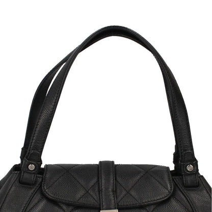 Chanel 2.55 Quilted Handbag Caviar Leather Black — view 2