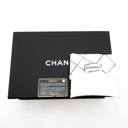Chanel Quilted 25 Double Flap Caviar Leather Shoulder Bag Black — view 8
