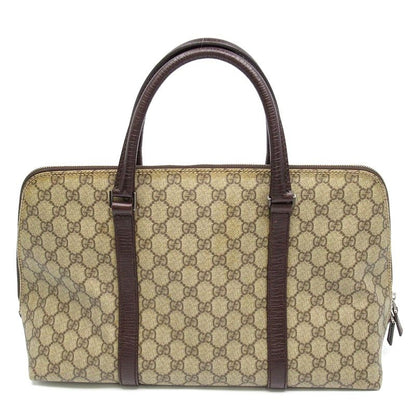 Gucci GG Supreme Boston Bag Brown — view 4
