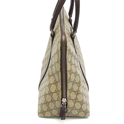 Gucci GG Supreme Boston Bag Brown — view 5
