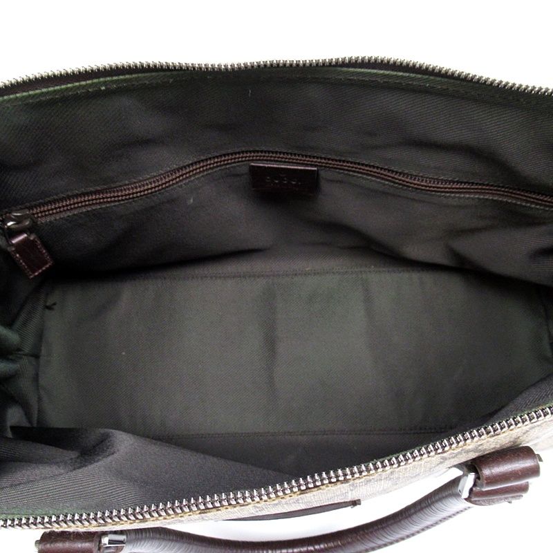 Gucci GG Supreme Boston Bag Brown — view 7