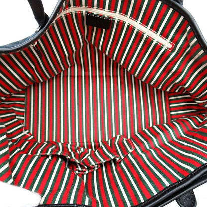 Gucci Tote GG Canvas Leather Black — view 7