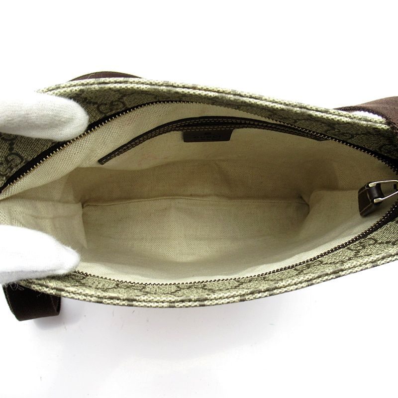 Gucci Shoulder Bag GG Supreme Brown — view 7