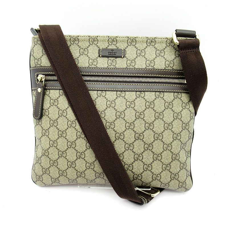 Gucci Shoulder Bag GG Supreme Brown