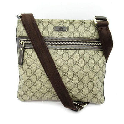 Gucci Shoulder Bag GG Supreme Brown