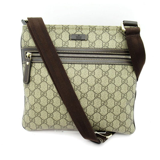 Gucci Shoulder Bag GG Supreme Brown