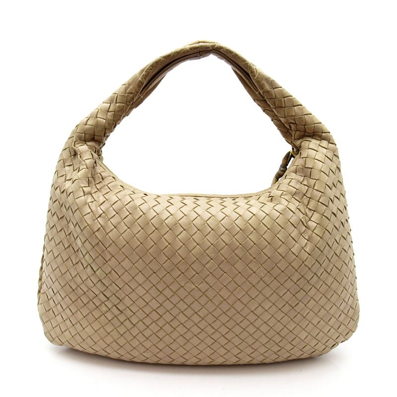 Bottega Veneta Hobo Shoulder Bag Intrecciato Beige — view 4