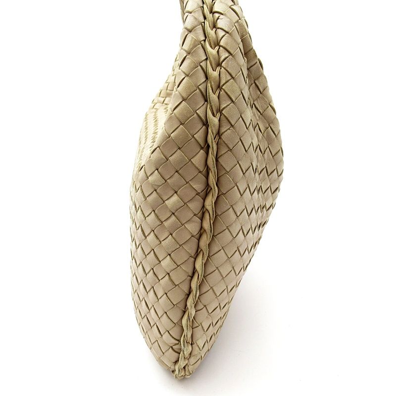 Bottega Veneta Hobo Shoulder Bag Intrecciato Beige — view 3