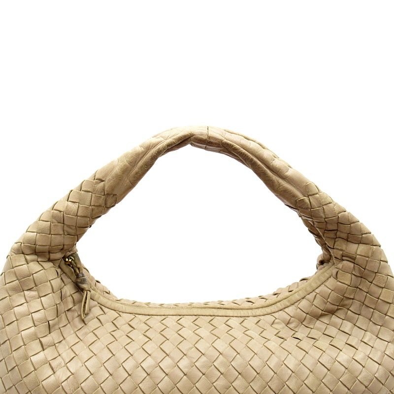 Bottega Veneta Hobo Shoulder Bag Intrecciato Beige — view 2