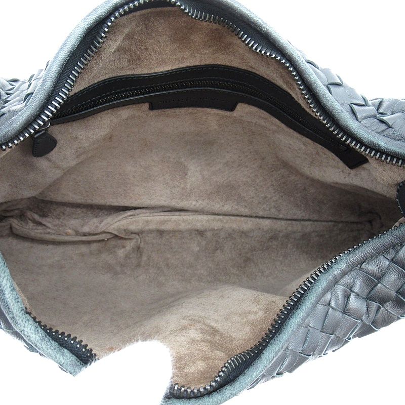 Bottega Veneta Hobo Shoulder Handbag Intrecciato Black — view 7
