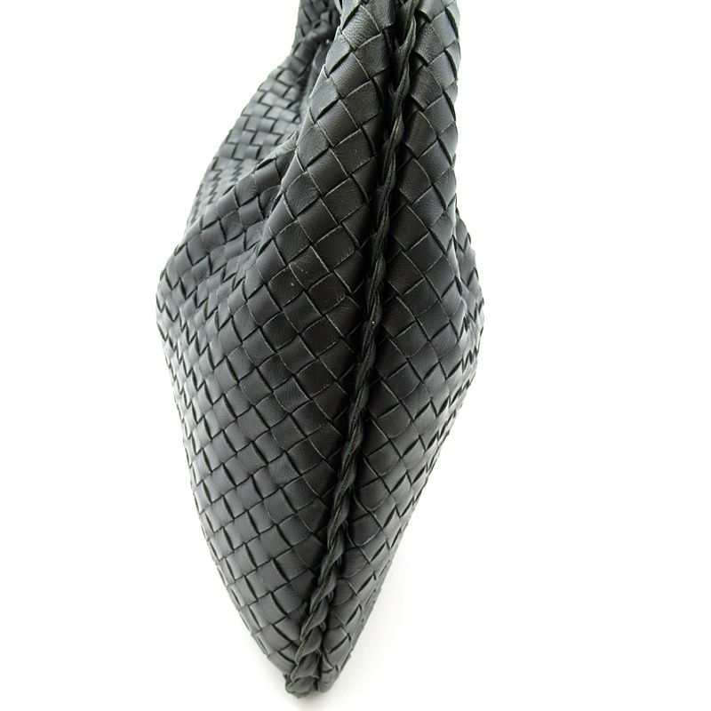 Bottega Veneta Hobo Shoulder Handbag Intrecciato Black — view 3