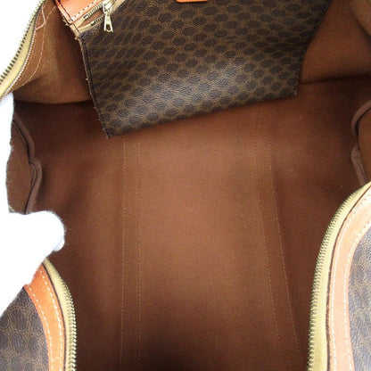 Celine Macadam Boston Bag Leather Brown — view 7