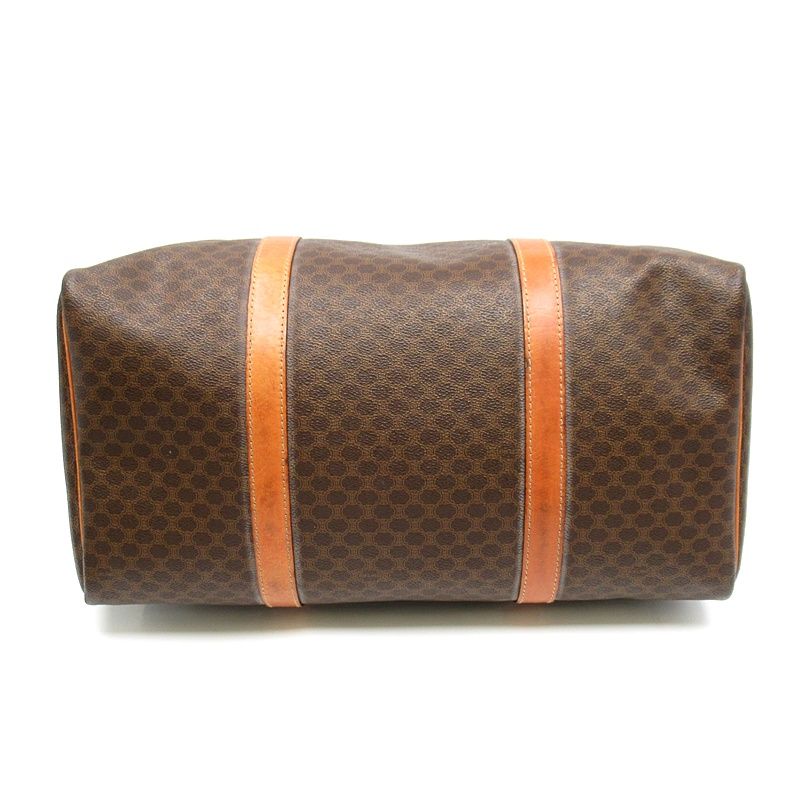Celine Macadam Boston Bag Leather Brown — view 6
