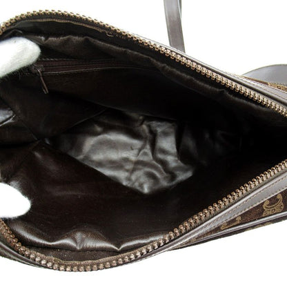Celine Shoulder Bag Suede Brown — view 7