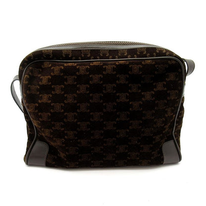 Celine Shoulder Bag Suede Brown — view 4